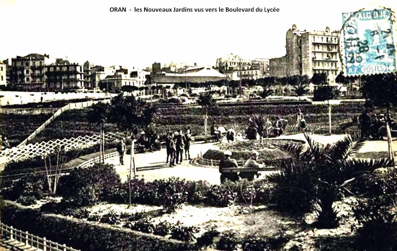 Oran - Nouveaux Jardins du Lycee - 1928.jpg